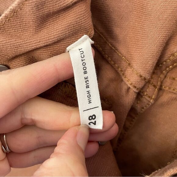 PacSun Brown High Waisted Bootcut Jeans size 28 - Picture 7 of 8